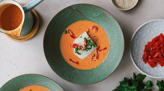 Roasted Red Pepper Cod Thai Curry