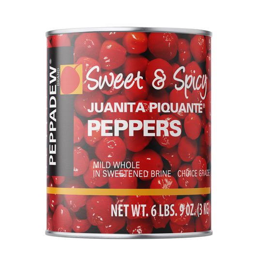PEPPADEW® Sweet & Spicy Juanita Piquanté Peppers Mild Whole 6 lb 9 oz