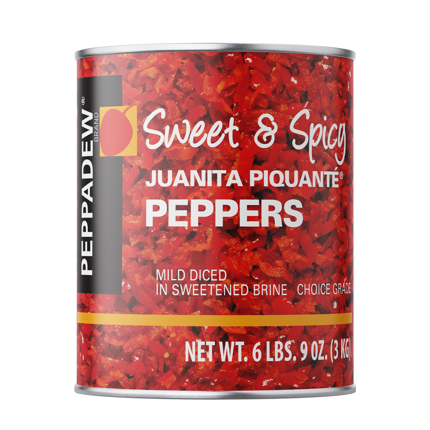 PEPPADEW® Sweet & Spicy Juanita Piquanté Peppers Mild Diced 6 lb 9 oz