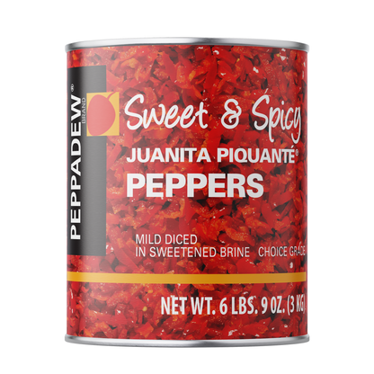 PEPPADEW® Sweet & Spicy Juanita Piquanté Peppers Mild Diced 6 lb 9 oz