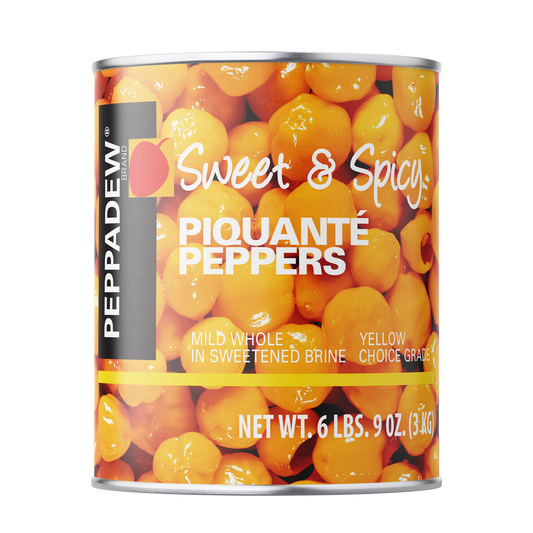 PEPPADEW® Sweet & Spicy Piquanté Peppers Mild Whole Yellow 6 lb 9 oz