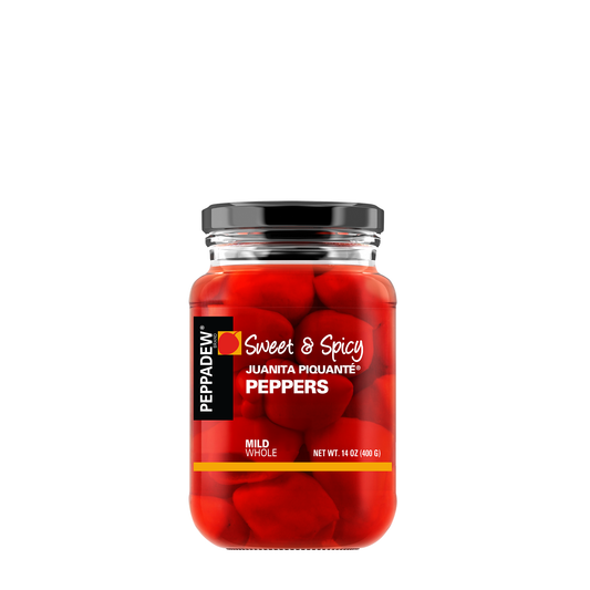 PEPPADEW® Sweet & Spicy Juanita Piquanté Peppers Mild Whole 14 oz