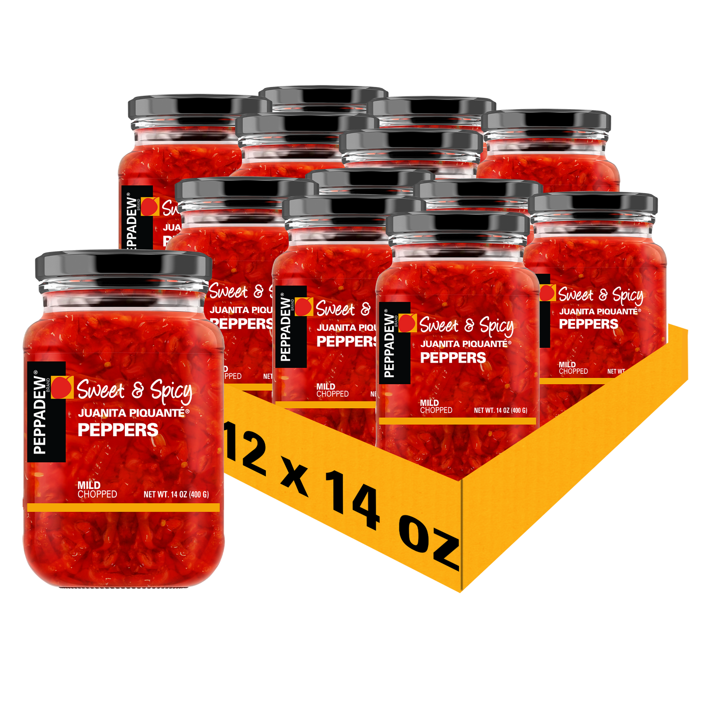 PEPPADEW® Sweet & Spicy Juanita Piquanté Peppers Mild Chopped 14 oz