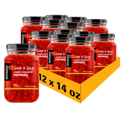 PEPPADEW® Sweet & Spicy Juanita Piquanté Peppers Mild Chopped 14 oz