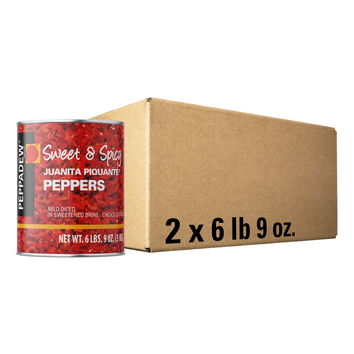 PEPPADEW® Sweet & Spicy Juanita Piquanté Peppers Mild Diced 6 lb 9 oz