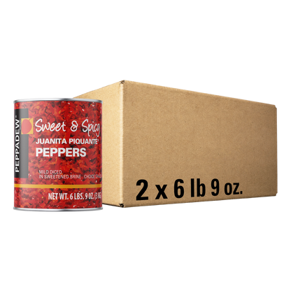 PEPPADEW® Sweet & Spicy Juanita Piquanté Peppers Mild Diced 6 lb 9 oz