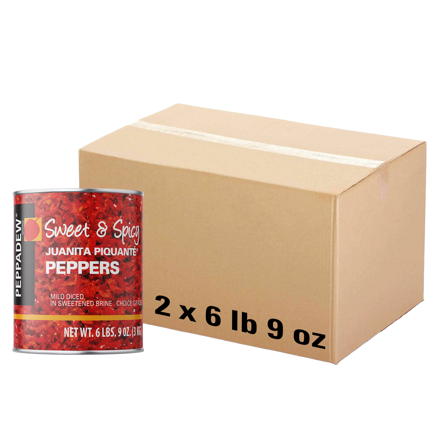 PEPPADEW® Sweet & Spicy Juanita Piquanté Peppers Mild Diced 6 lb 9 oz