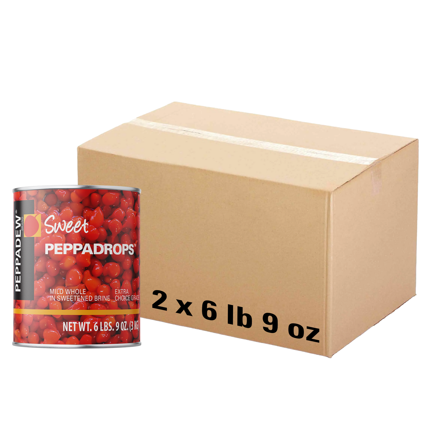 PEPPADEW® Sweet PEPPADROP™ Peppers Mild Whole 6 lb 9 oz