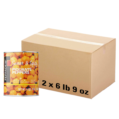 PEPPADEW® Sweet & Spicy Piquanté Peppers Mild Whole Yellow 6 lb 9 oz