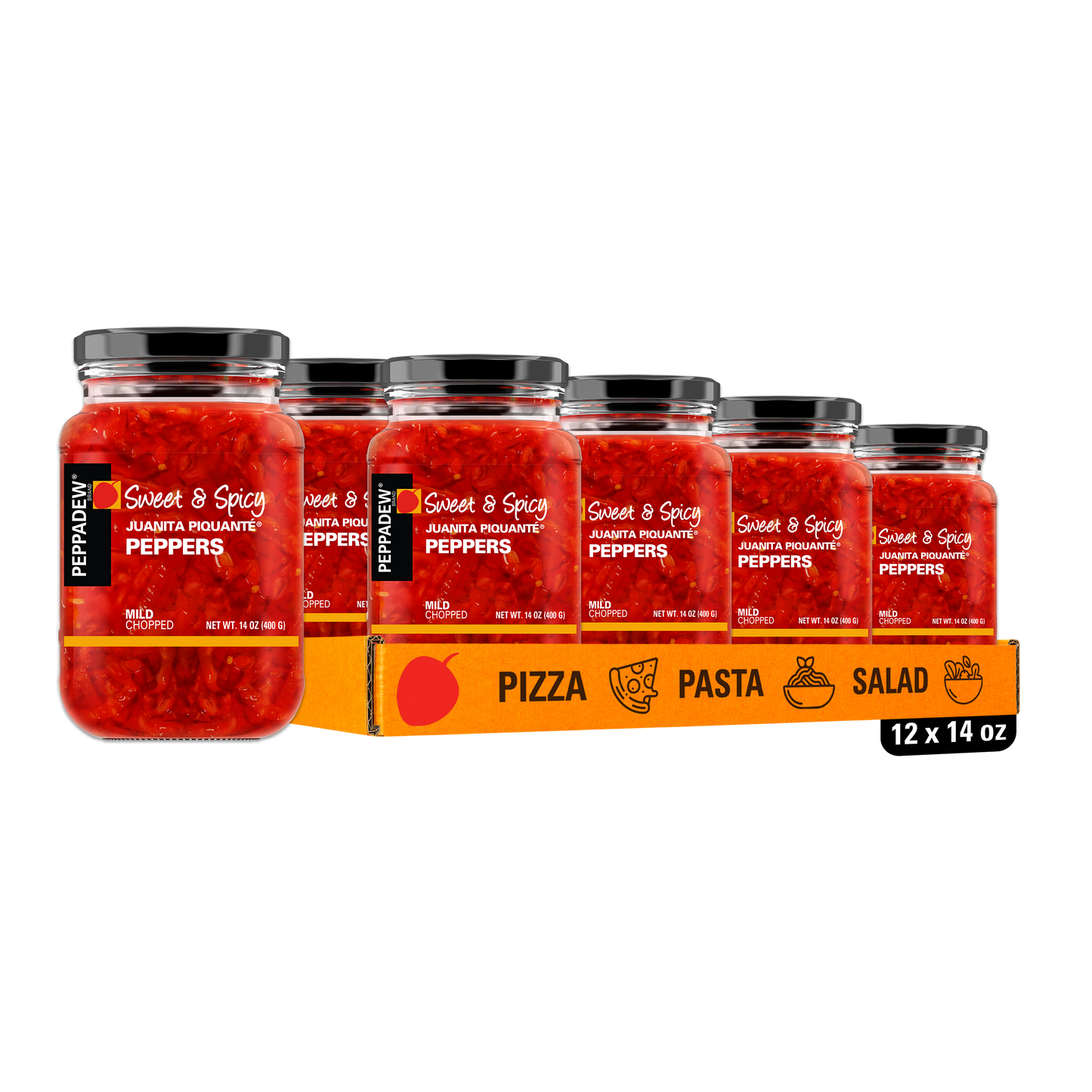 PEPPADEW® Sweet & Spicy Juanita Piquanté Peppers Mild Chopped 14 oz