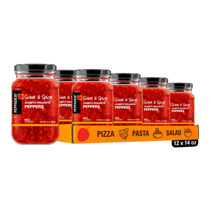 PEPPADEW® Sweet & Spicy Juanita Piquanté Peppers Mild Chopped 14 oz
